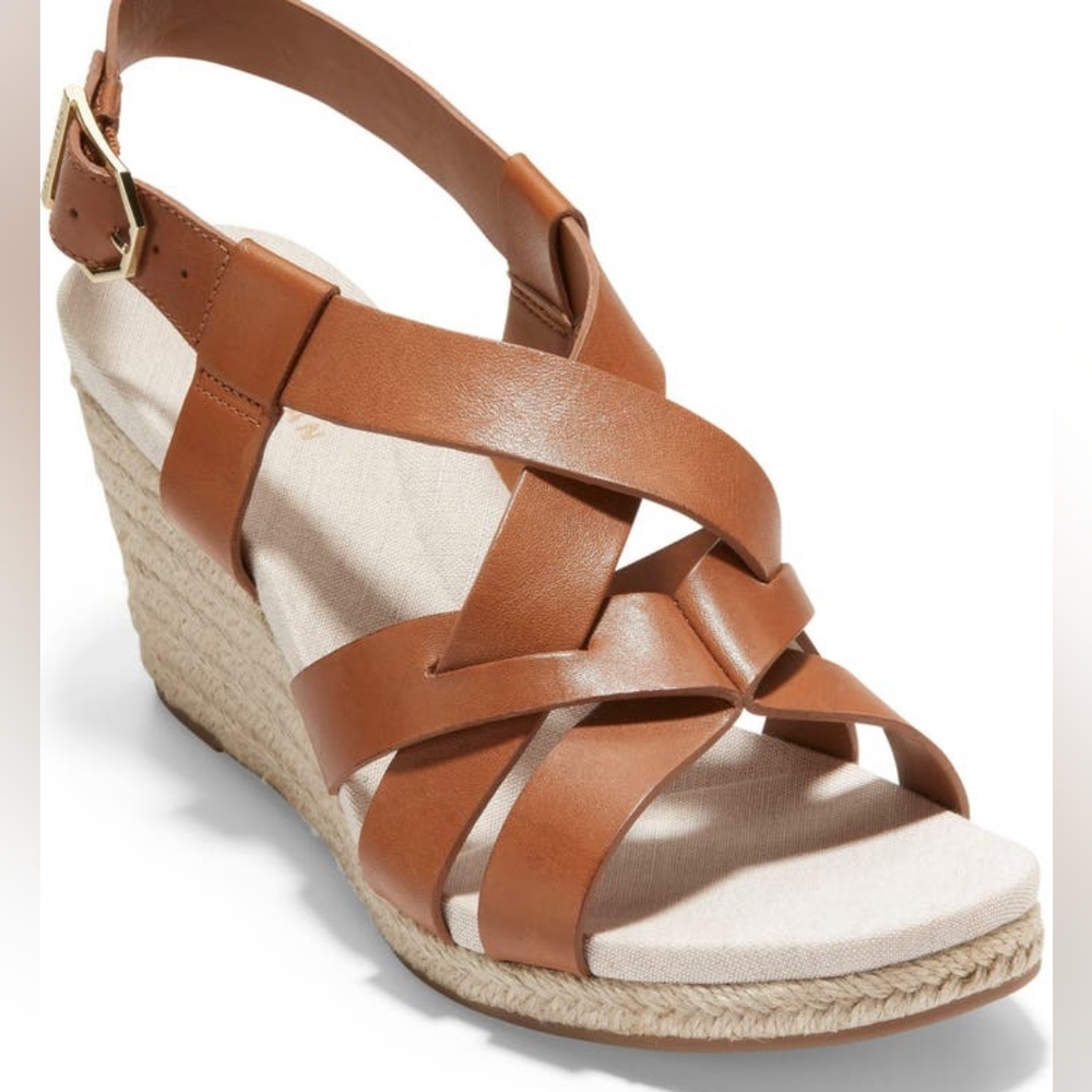 👣COLE HAAN Crystal Espadrille Sandal in Honey